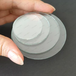 Diameter 28-110mm LED Downlight Flashlight Round Glass Lens Reflective Cup Flat Transparent Lampshade Plate Thickness 1.6mm
