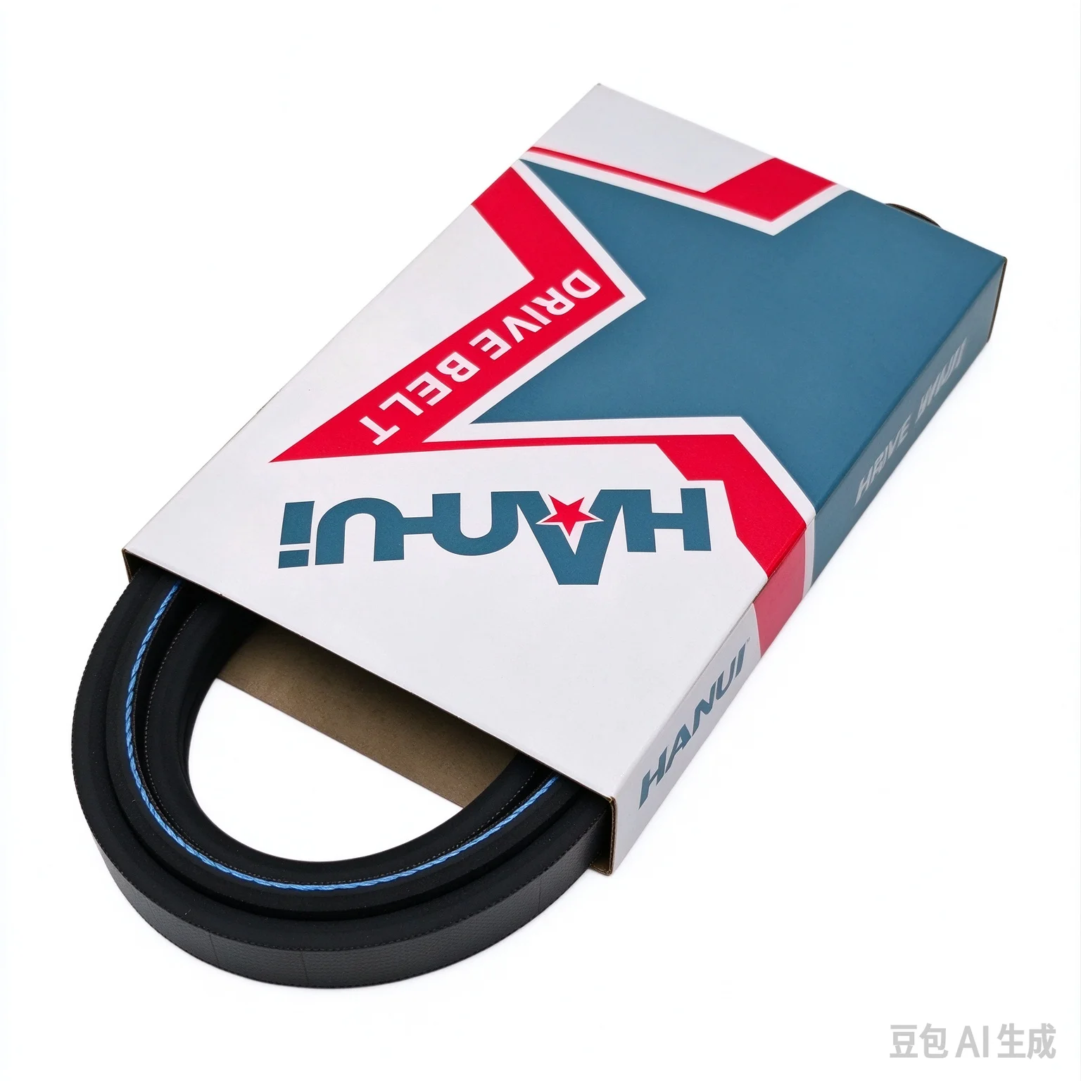 HANUI 4PK1155 Automotive Serpentine Belt, 4 Ribs Multi V Drive Belt