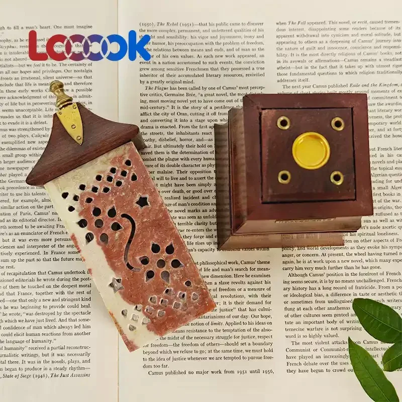 Universe Grocery Store Wooden Aromatherapy Stove Dalbergia Wood Cone Aromatherapy Decoration Handicraft Incense Box