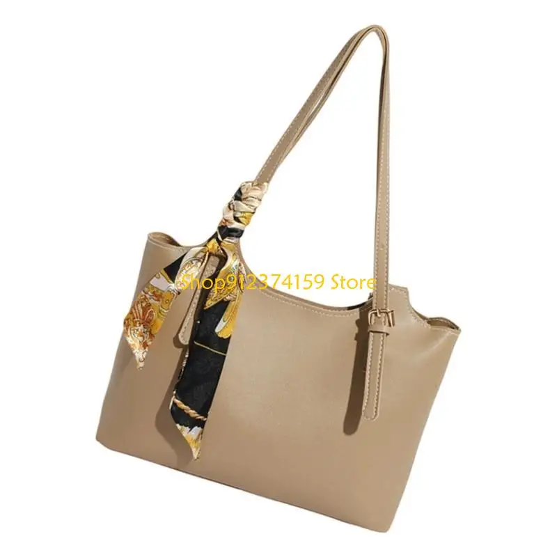 G5AE Faux Leather Shoulder Bag Toted Bag Purse and Handbags Shopping Bag