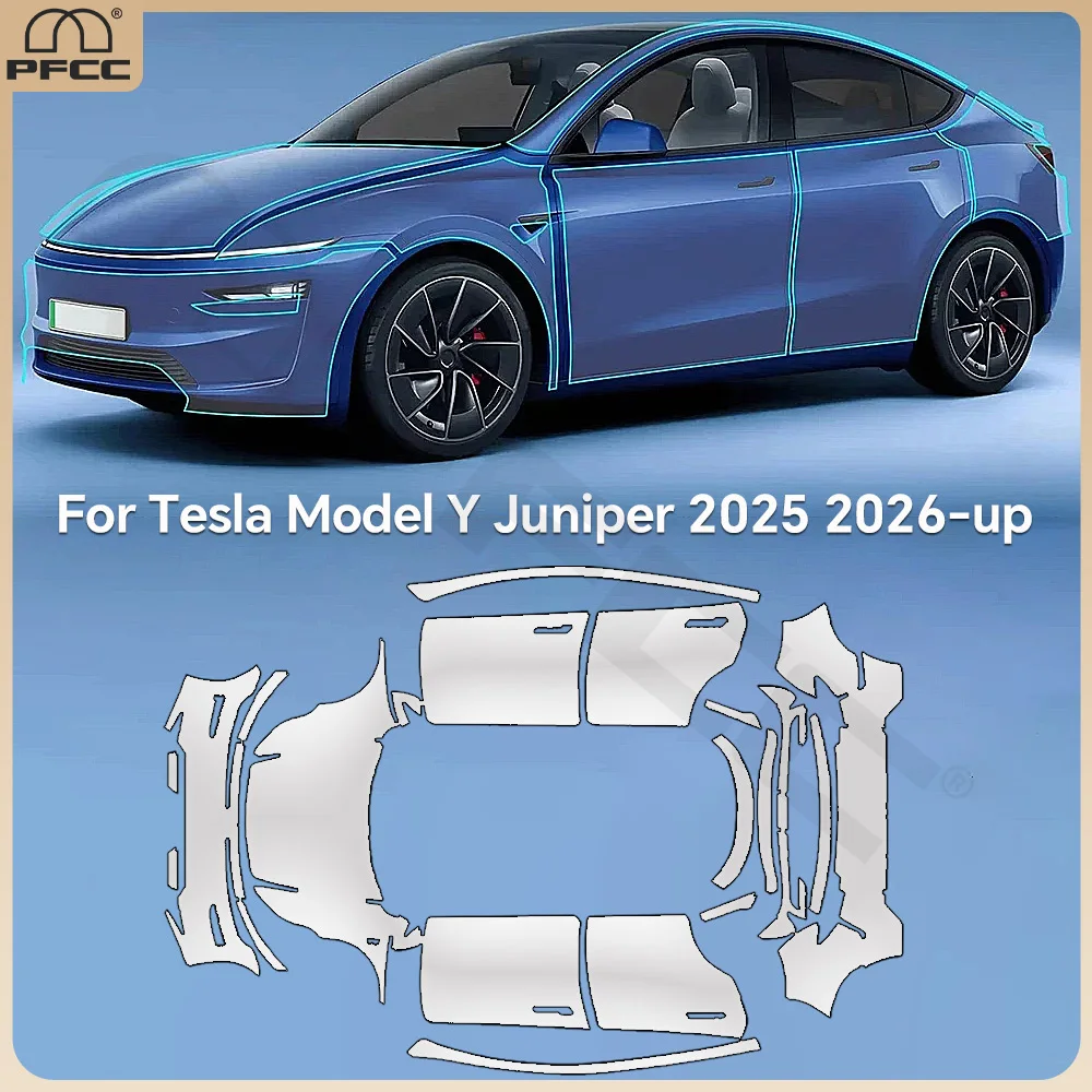 

9Mil TPU Scratch Resistant Paint Protection Film for Tesla Model Y Juniper 2025 2026-up Pre-cut PPF Clear Bra Car Accessories