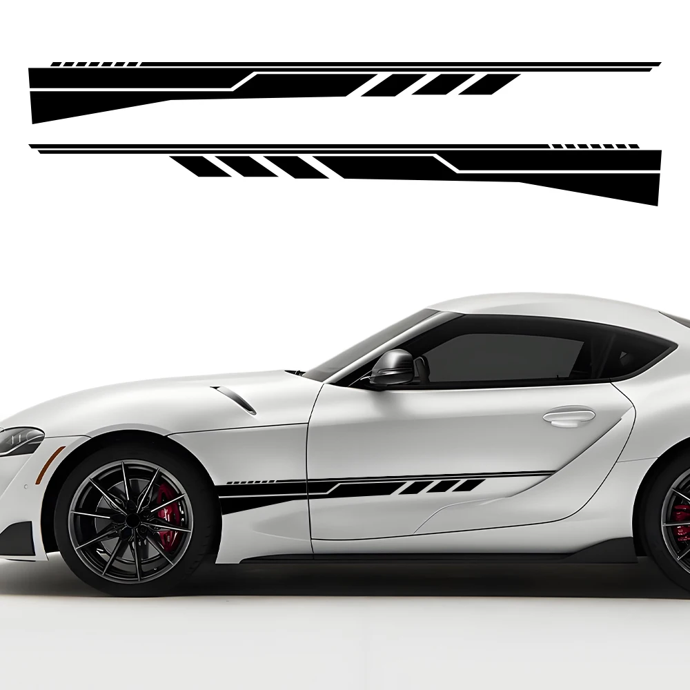 

Car Door Side Stickers for Toyota Supra JZA80 GR Graphics Stripes Kit Decor Decal Vehicle VInyl Cover Auto Tuning Accessories