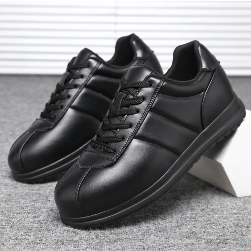 

Man Sneakers Spring New Leather Casual Shoes Soft Sole Comfortable Commuting Light Walking Sports Shoes Casual Men's Shoes