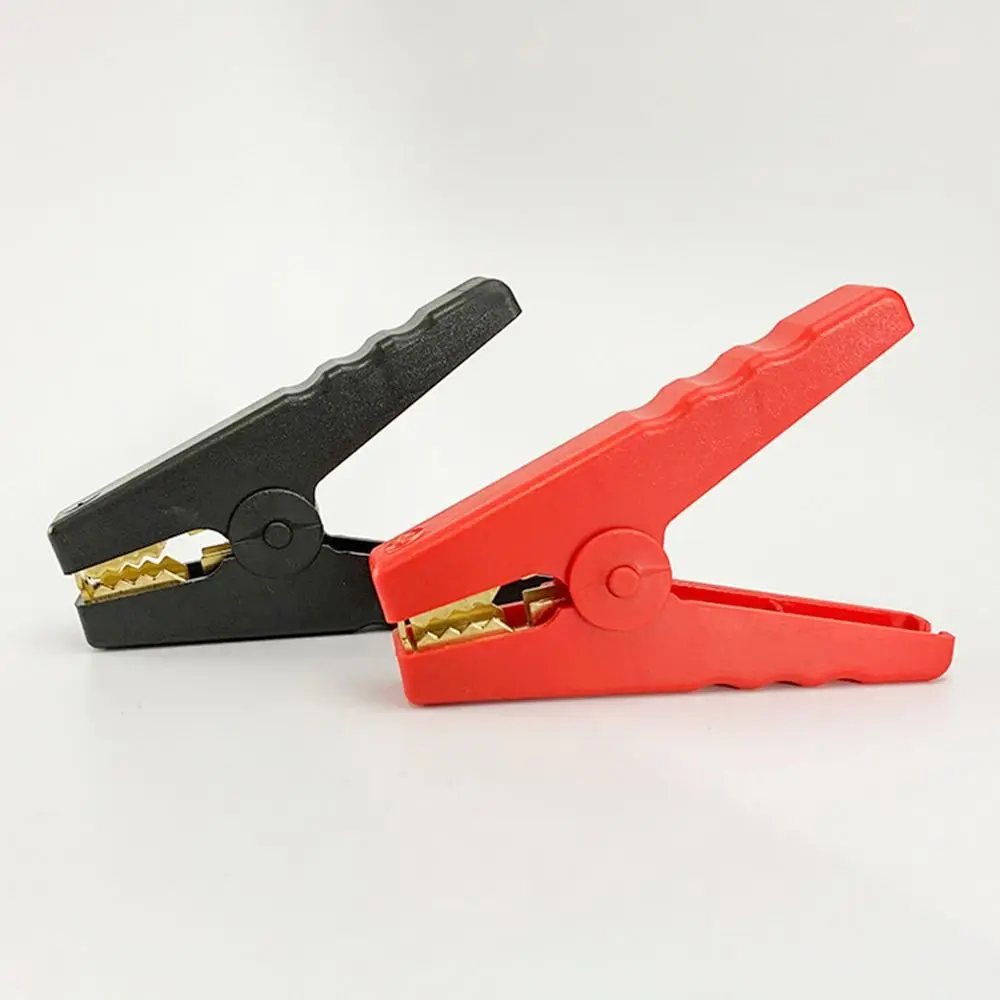 Car Grounding Wire Strong Battery Clip Starting Battery Clip Connectors Crocodile Clamp Terminals Alligator Clips