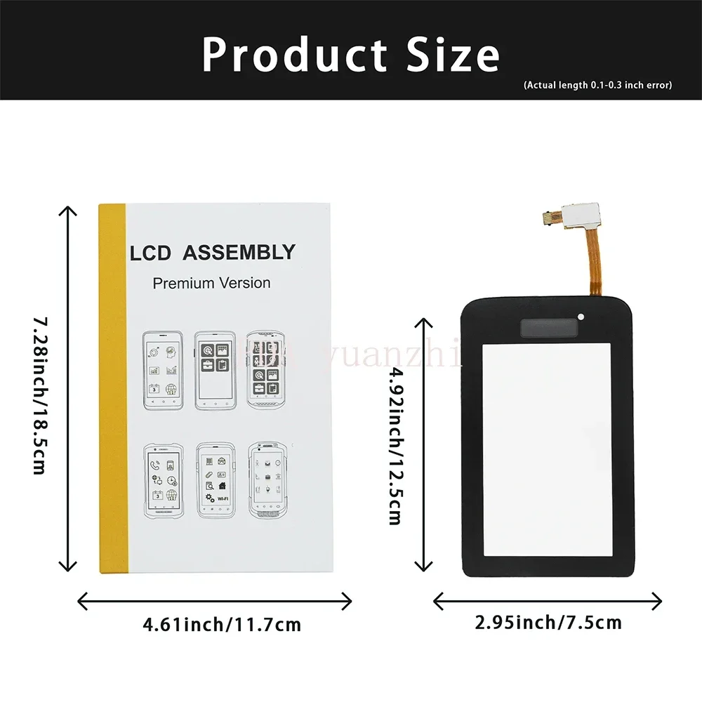 Touch Screen Digitizer For Zebra Motorola Symbol MC9300 MC930B-G