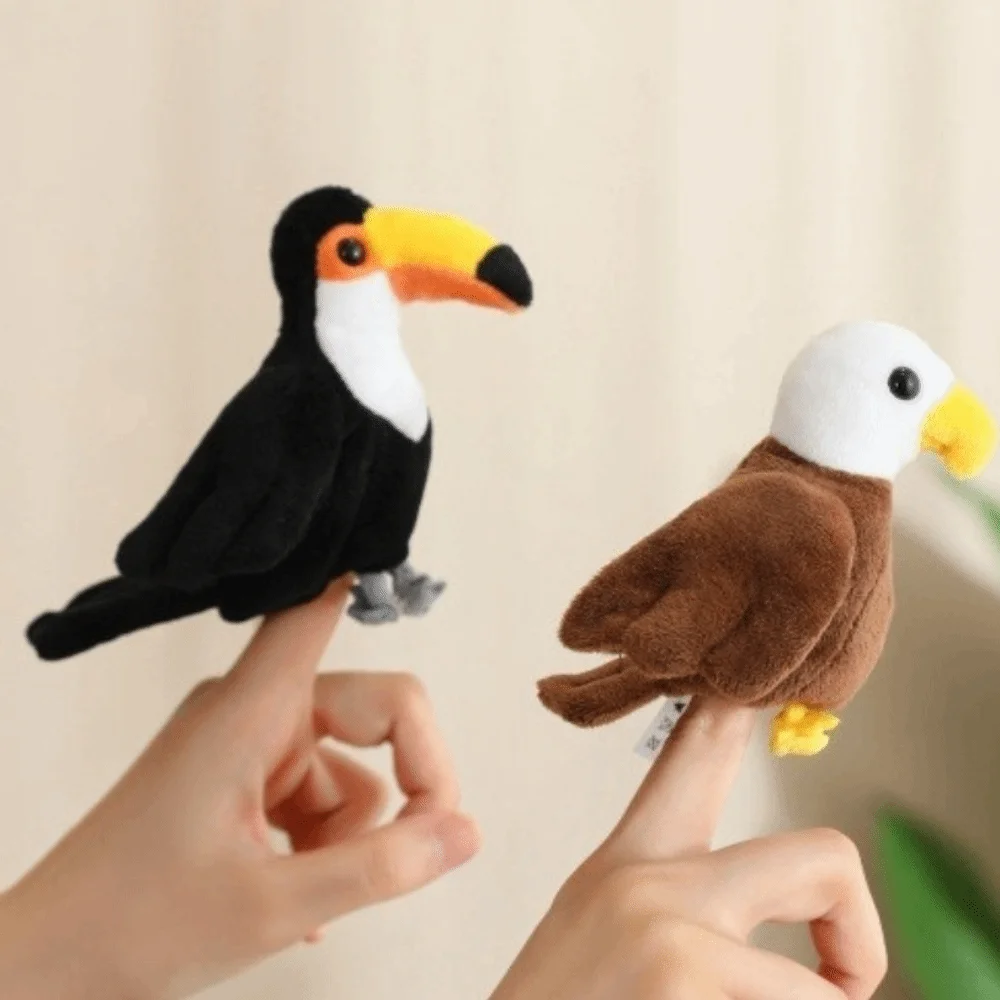 Anime Filled Plush Finger Puppets Soft Toy Handmade Doll Finger Plush Doll Mini Size 9cm Plush Finger Puppet Storytelling