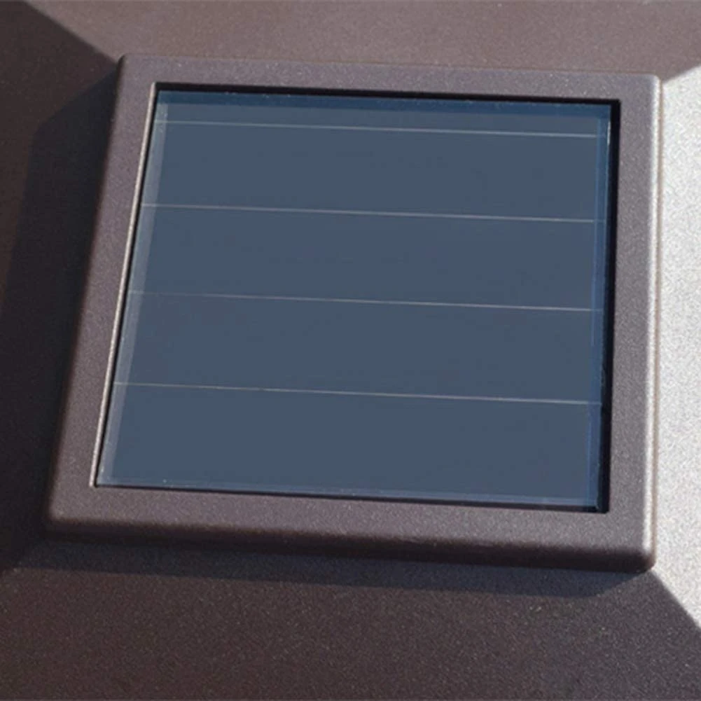 Solar Post Lamp Outdoor Waterdicht Kolomlicht voor Tuin Wandlamp Tuinhek Landschapslamp voor Gate Garden