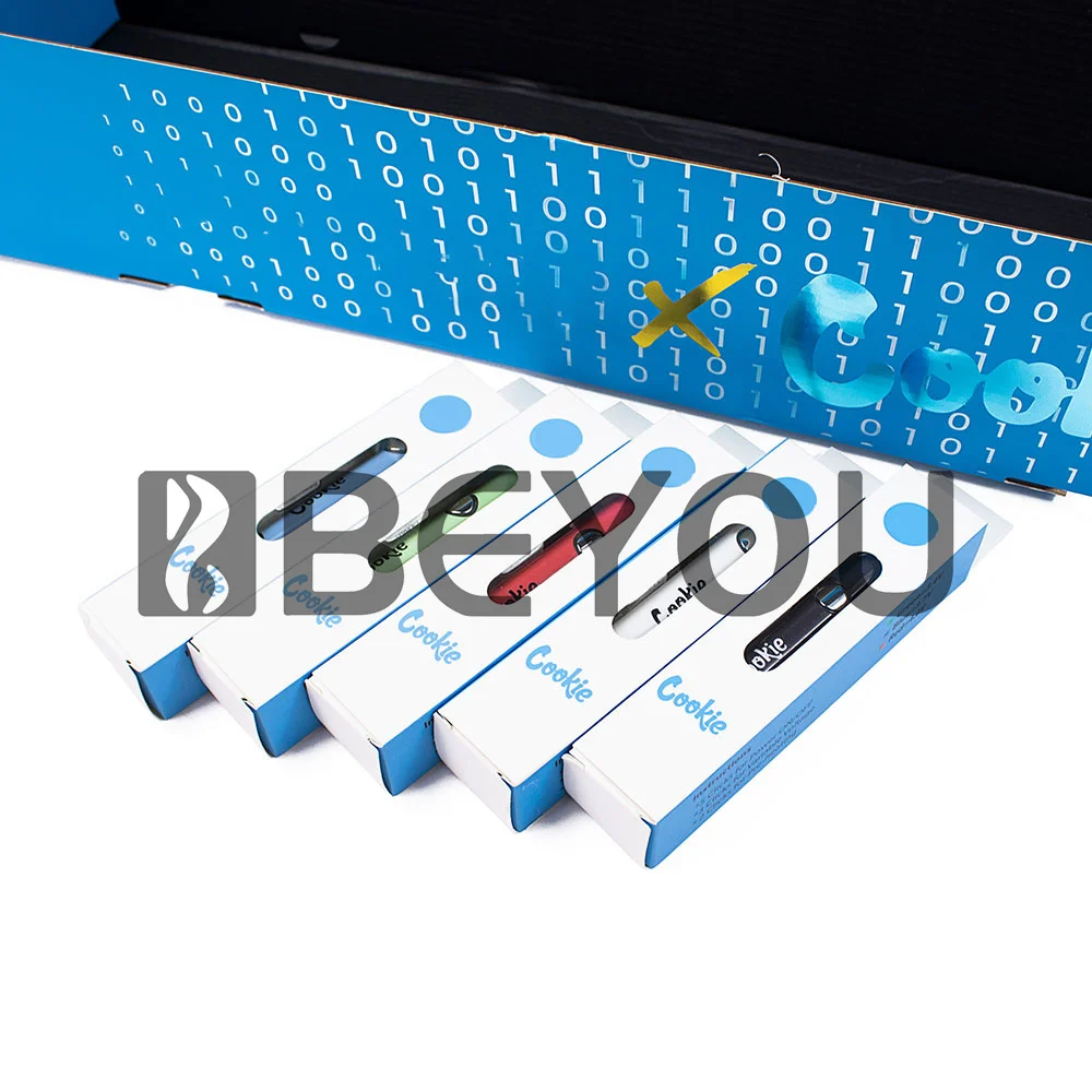 Reusable Blue White Cartridge Storage Display Box Plastic Card Slot 510 Connect Foldable Paper Cardboard Custom Logo Packaging