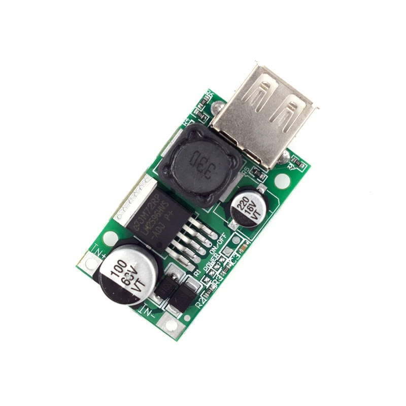 LM2596HV 5V DC-DC Step Down Buck Converter 12V 24V 36V 48V To 5V 3A USB Charger Board Module Voltage Regulator for Mobile Phone