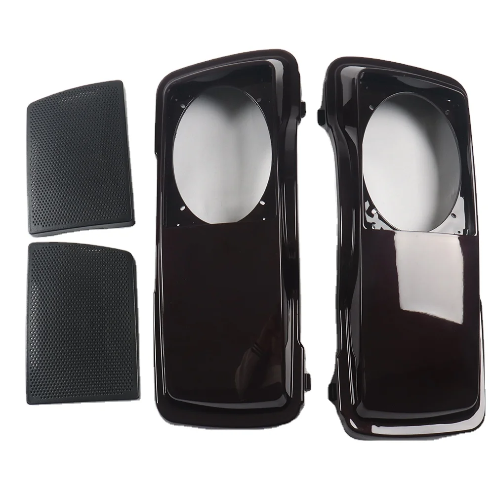 

Черная вишня 6x9 для Harley Davidson Touring Road Street Glide 1993-2013 гг., крышки седельной сумки для динамиков