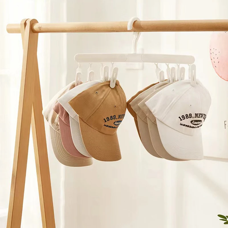 Folding Home Portable Multifunctional Socks Frame Living Room Balcony Windproof Hat Drying Shelf Wardrobe Storage Clip Wholesale