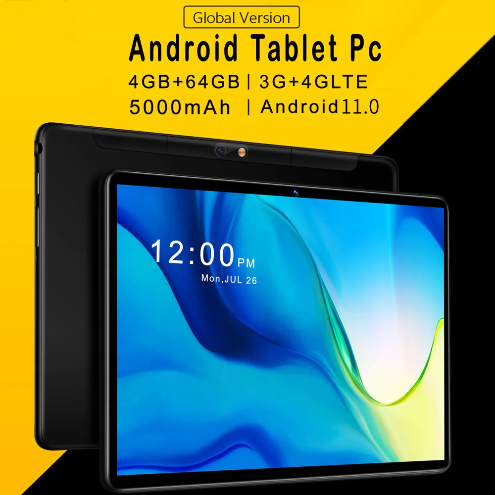 BDF nuevas tabletas de 10,1 pulgadas Octa Core 4GB RAM 64GB ROM tarjetas SIM duales 3G llamada telefónica WiFi Bluetooth Google Play Tablet Pc
