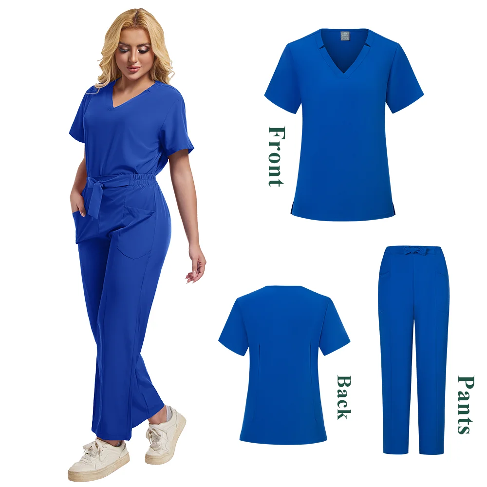 หมอพยาบาลผ่าตัด Workwear Medical Scrubs เครื่องแบบผู้หญิงผู้ชายเสื้อผ้าชุดอุปกรณ์โรงพยาบาล Operating Room ขายส่งราคา