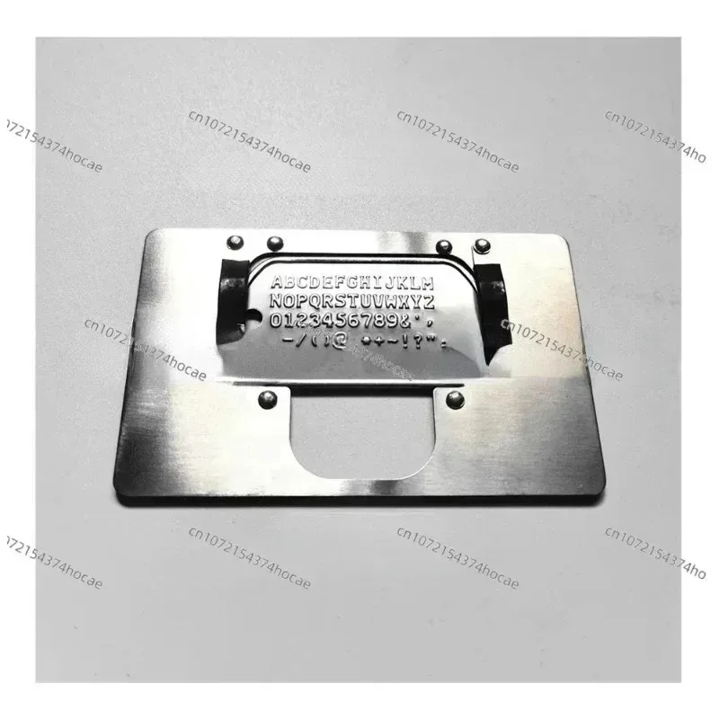 

Stainless Steel Plate of Metal Steel Dog Tag Embosser Embossing Machine