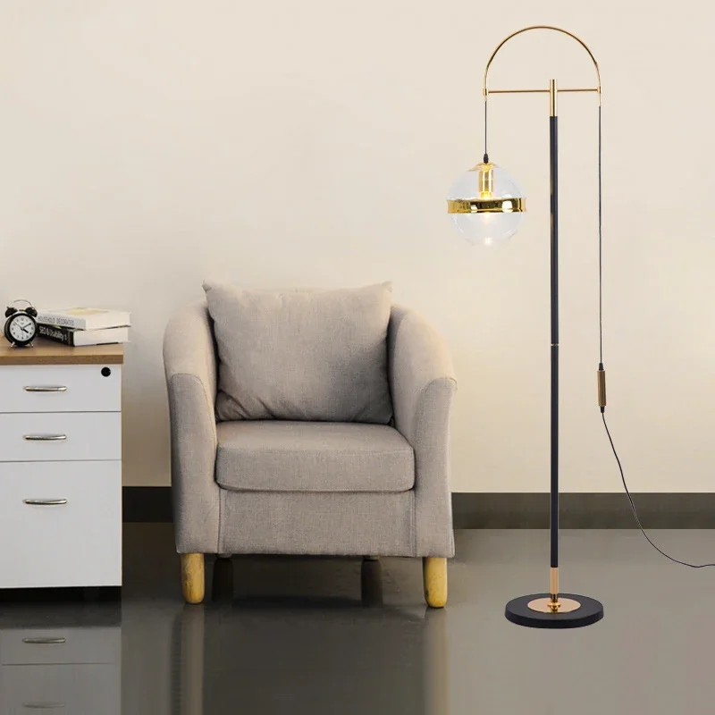 ABEL Nordic Floor Lamp Family Iiving Room Bedroom Beside The Sofa  Modern LED Creativity Decorative Standing Light