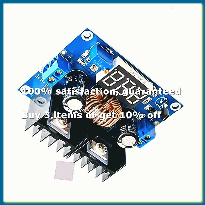 LED Voltmeter PWM Adjustable 4-38V To 1.25-36V Step-Down Board Module XL4016 8A 250W DC-DC Power Drop Module-DT30