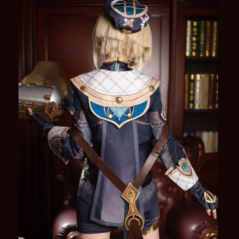 Genshin Impact New Arrival Freminet Cosplay Costume Freminet Cosplay Wig Uniform Outfits halloween Cosplay Costume With Hat Prop view 5