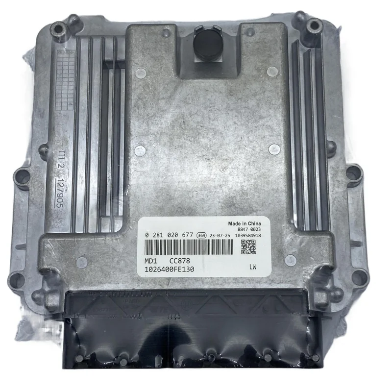 0281020677 ECU ECM لوحدة التحكم الإلكترونية الأصلية الجديدة JAC MD1CC878، قابلة للبرمجة وغير مشفرة #3