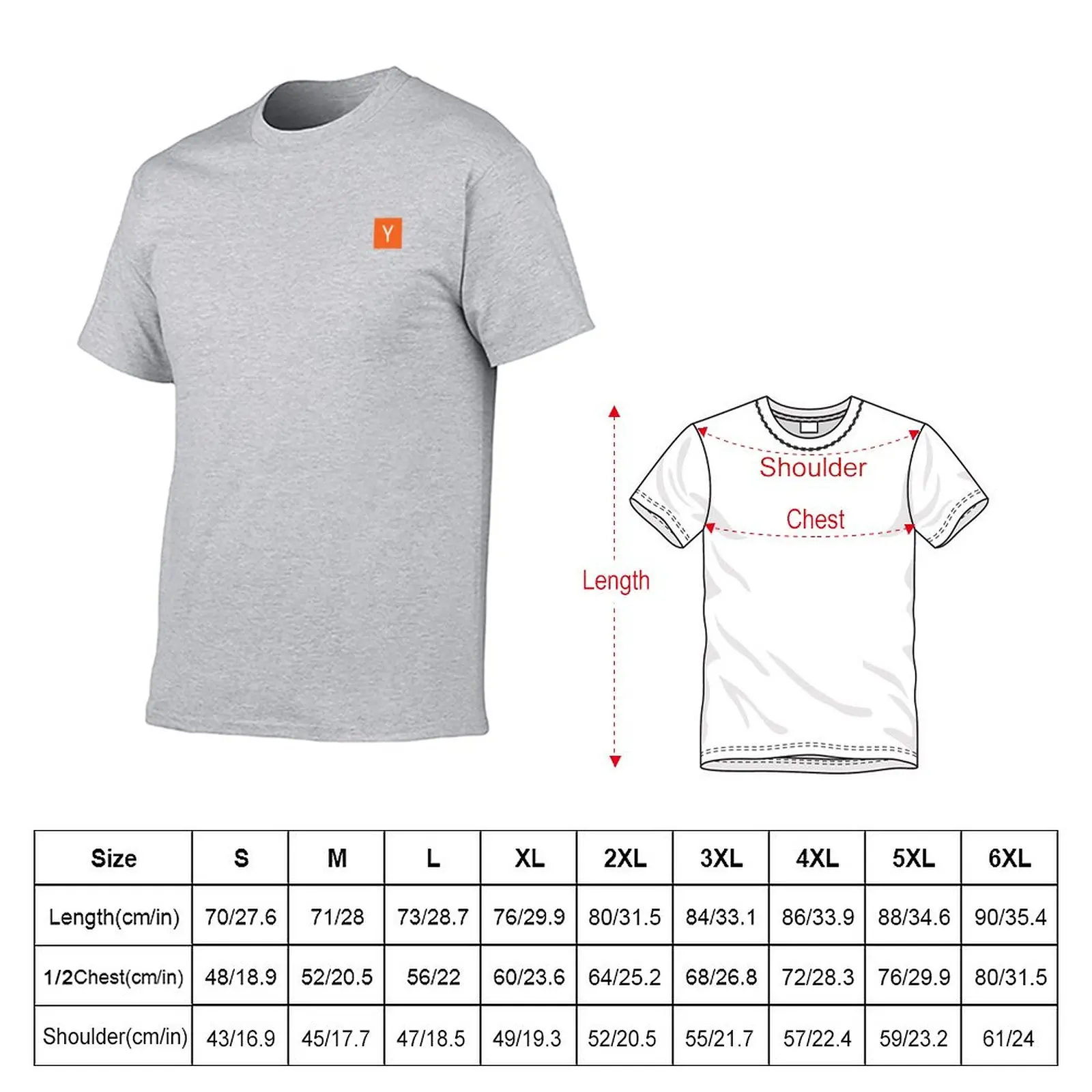 Y Combinator T-Shirt custom t shirt anime clothes quick-drying t-shirt t shirt man mens workout shirts