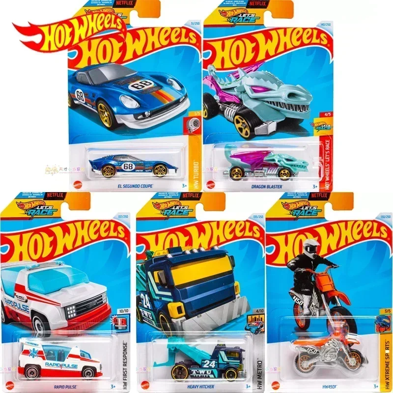 2024G оригинальные Hot Wheels автомобильные тяжелые Hitcher Rapid Pulse Dragon Blaster Segundo игрушка купе для мальчика 1/64 литые Автомобили сплав