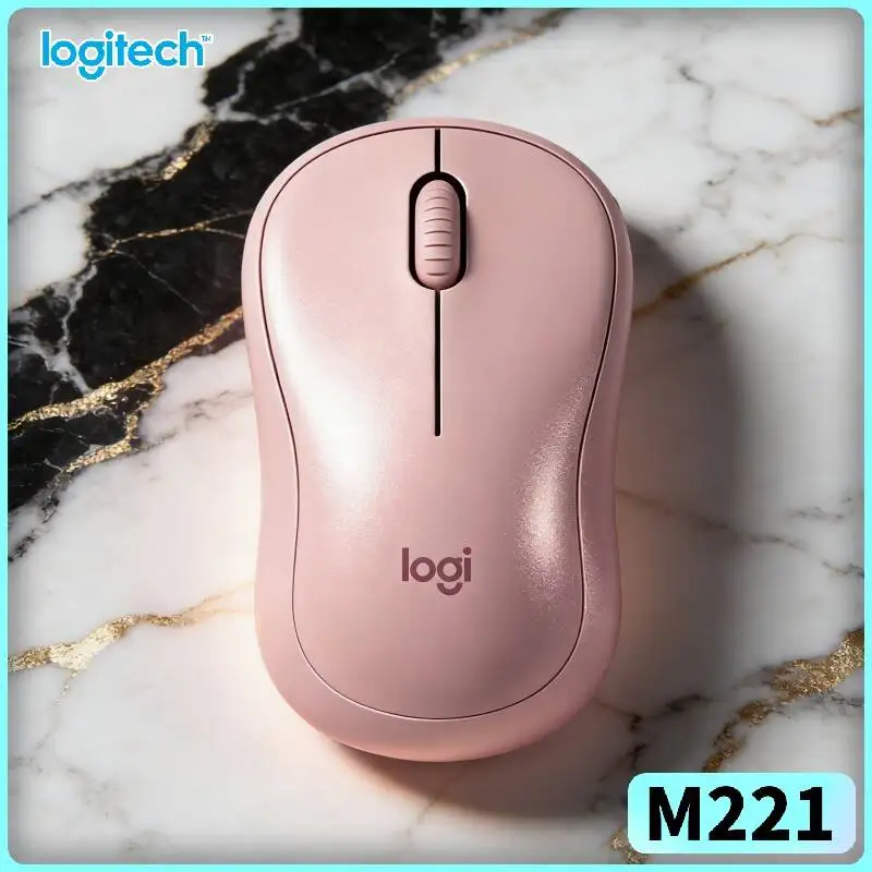 Logitech M221 Wireless Silent Mouse - 1000 DPI Clear Sensor, Noise Block System, USB Plug-and-Play, Home Office Study