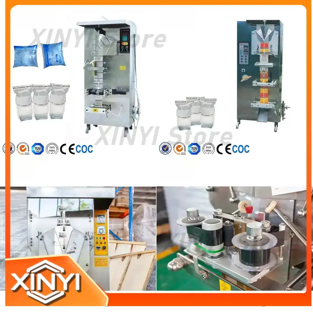 Automatic Liquid Sachet Filling and Sealing Machine for Pure Water Beverage Pouch Packing Bags for Drinking Sachet Production