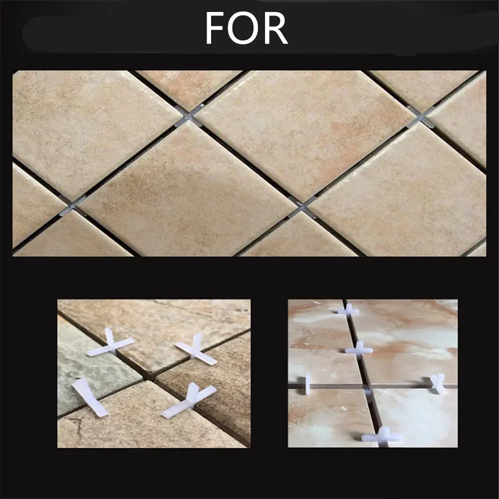 Tile Cross Card Seam Positioning 1mm1.5mm2mm Plastic Seam Tool Floor Tile Cross Clip