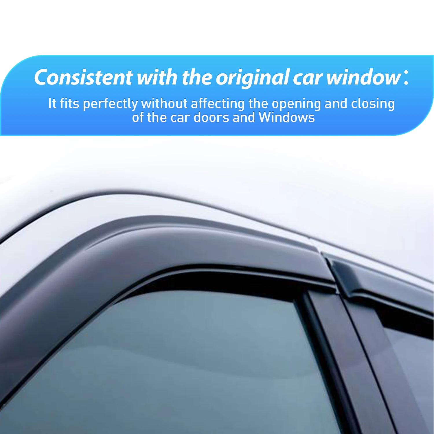 Nilight Window Rain Guards for Toyota Corolla 2009 2010 2011 2012 2013, Out-Channel Window Visors Vent Wind Deflectors-4PCS