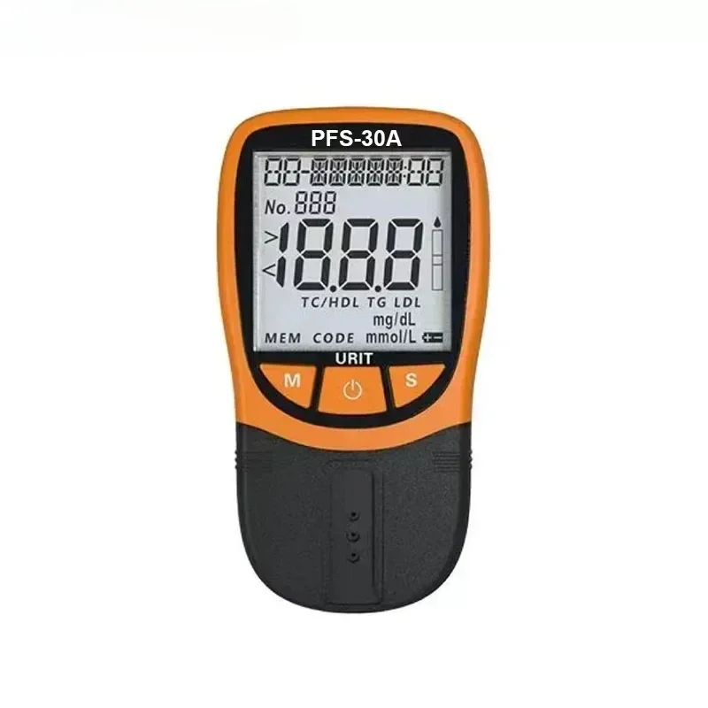 

UriT PFS30 Lipid Analyzer 5 IN 1 TC/HDL/TG/LDL Blood Lipid Analyzer Automatic Monitoring of Total Zeyasen equipment Store