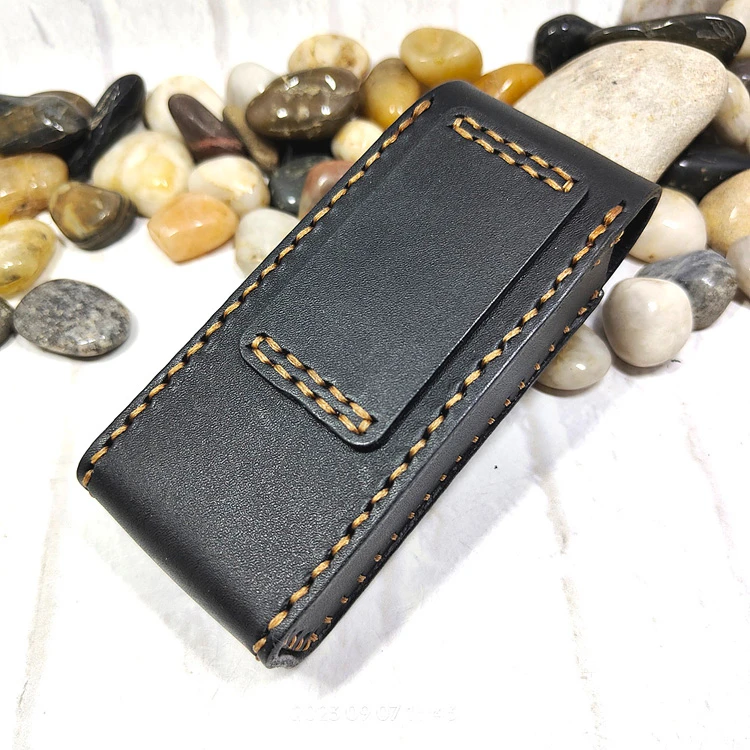 Multi Functional Tool Plier Waist Bag outdoor Portable Bowie Knife Plier leather sheath Belt Pack hand customized PD