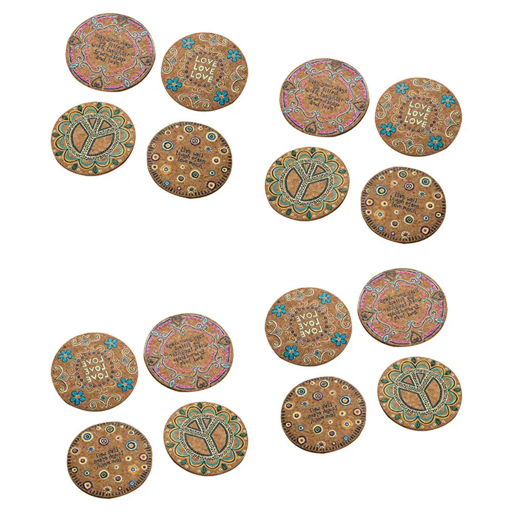 

Набор из 16 подставок из натуральной пробки, светло-коричневые, термостойкие, для защиты чашек, стаканов, кастрюль, сковородок, столешниц, для кухни