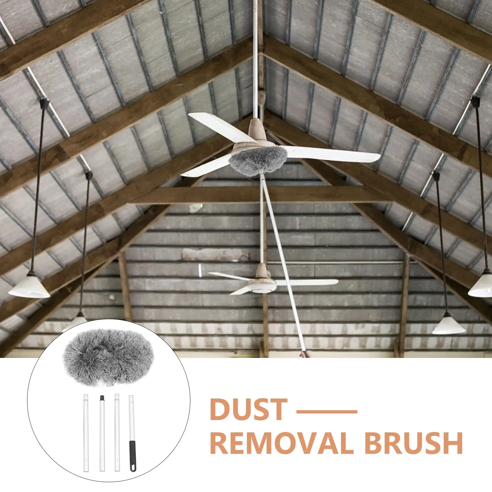 

Multifunctional Dust Removal Brush Dusters with Extension Pole for Cleaning Ceiling Fans Dusting Wand Cleaner Window Tool