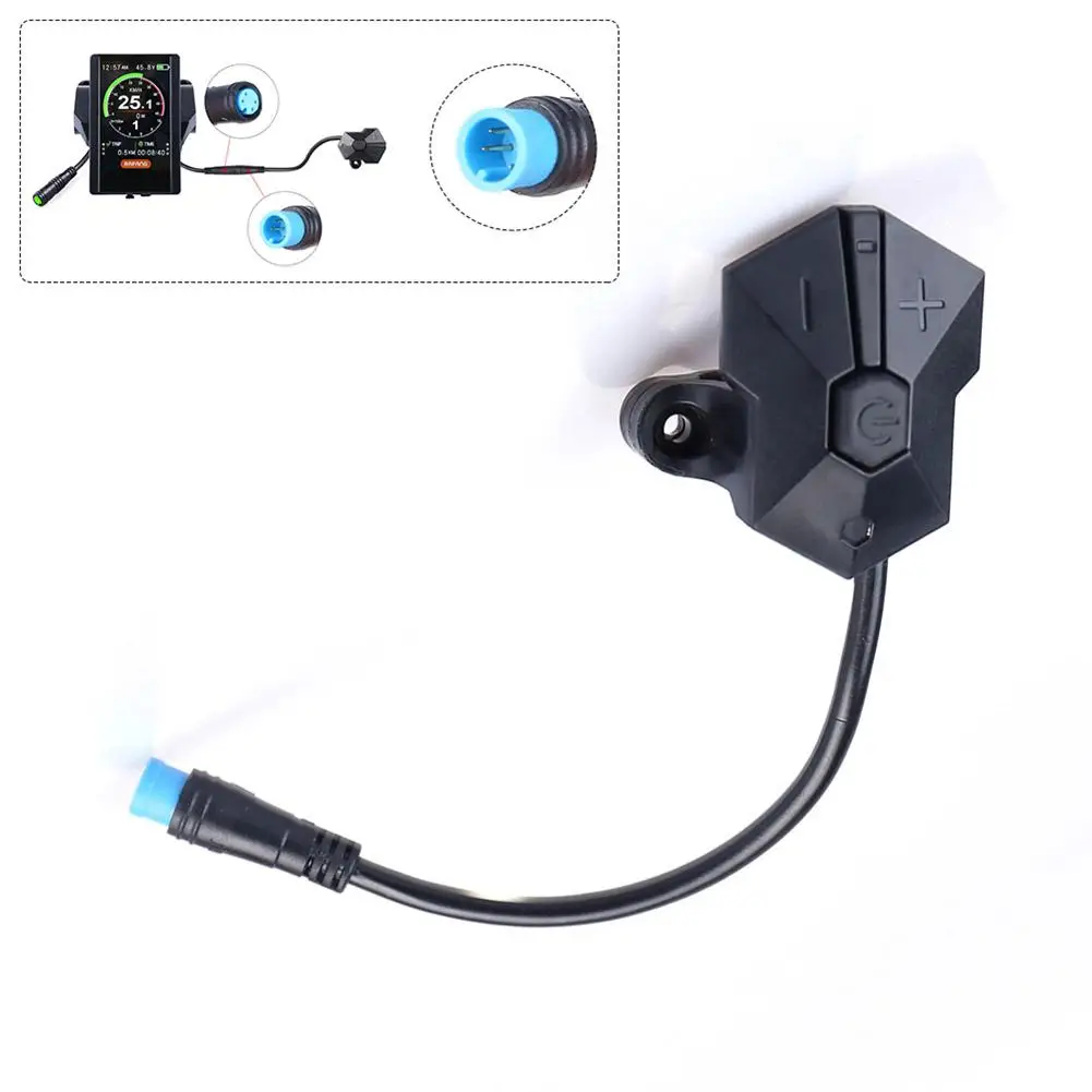 

Electric Bike Switch Controller 4 Pin Switch Button Controller For Bafang Central Motor P850c Instrument Accessories