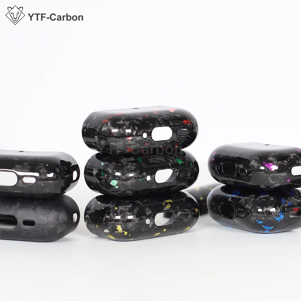 YTF-Carbon Carbonfaser-Hülle für AirPods Pro 3 Kabelloses Laden Bluetooth-Kopfhörer-Schutzhülle für AirPods Pro 2 Dünn und Leicht – Detail 10