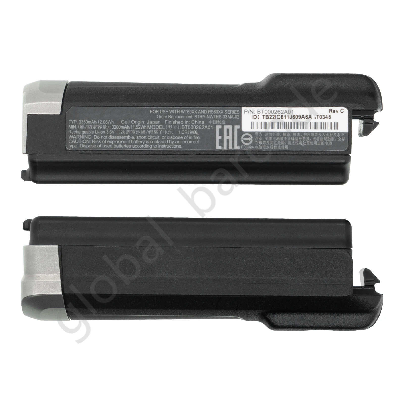 BT000262A01 BTRY-NWTRS-33MA-02 For Zebra Symbol WT6000 RS6000 3350mAh battery