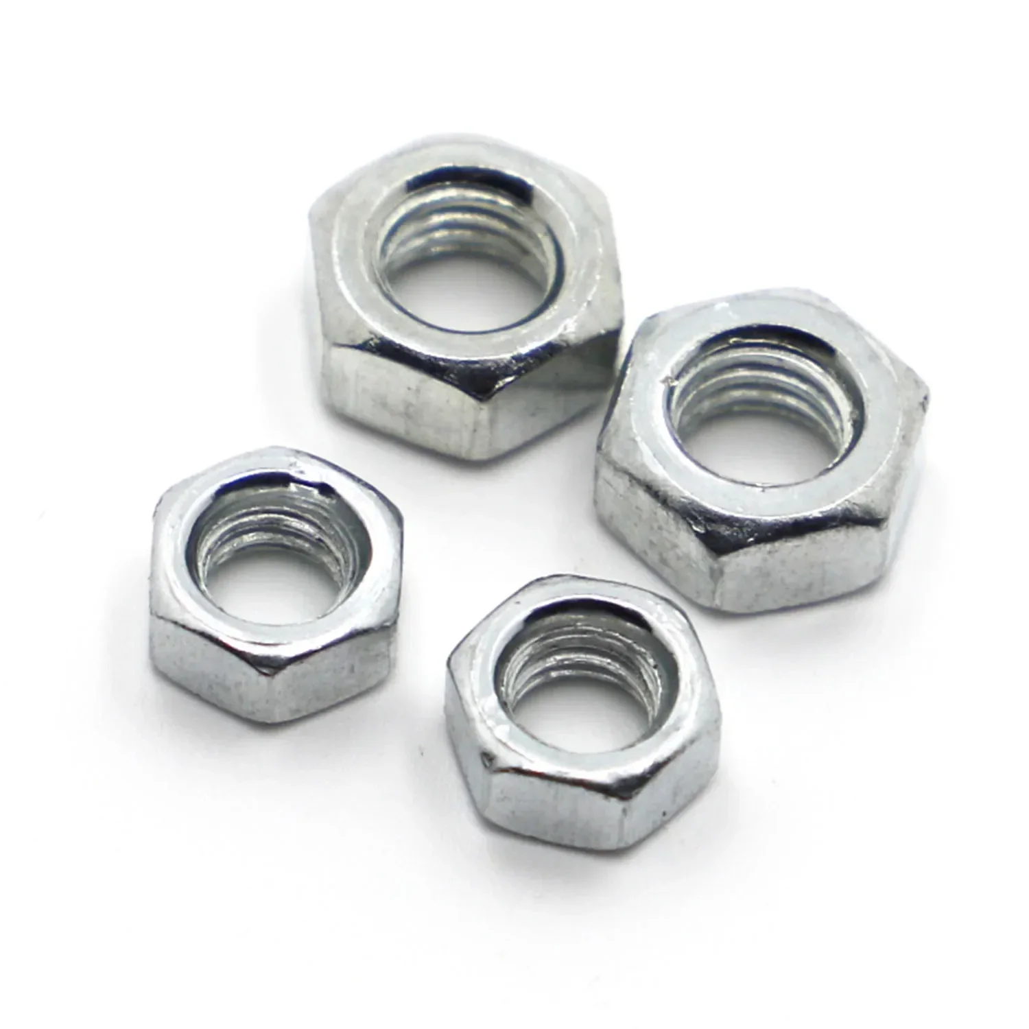 Hexagon Hex Nuts Metric DIN934 M2 M2.5 M3 M4 M5 M6 M8 M10 M12 M14 M16 M18 M20 M22 M24 Carbon Steel Stainless Steel Hex Nuts