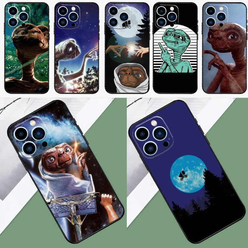 E.T. the Extra-Terrestrial Case For iPhone 16 15 14 Pro Max Cover For iPhone 16 15 11 12 13 Pro Max Mini XS X XR Plus Capa