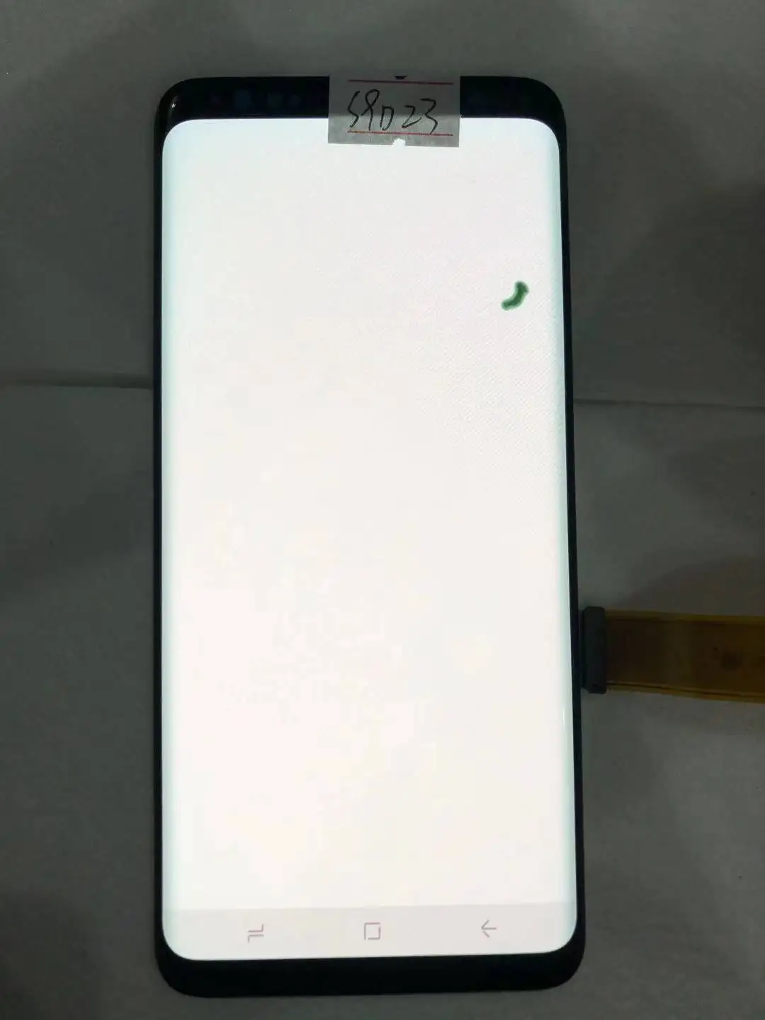 Applicable for Samsung S9 G9600 SUPER AMOLED LCD Screen,Touch function normal, small defect screen with frame