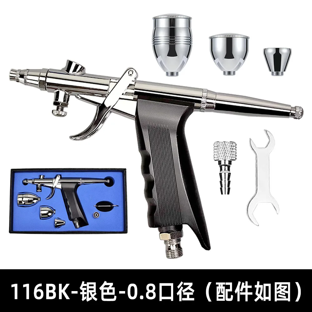 

New 116BK Spray Pen Three Caliber Art Sprayer Rouge Spray Gun Toy Leather Crafts Touch Up Spray Pen