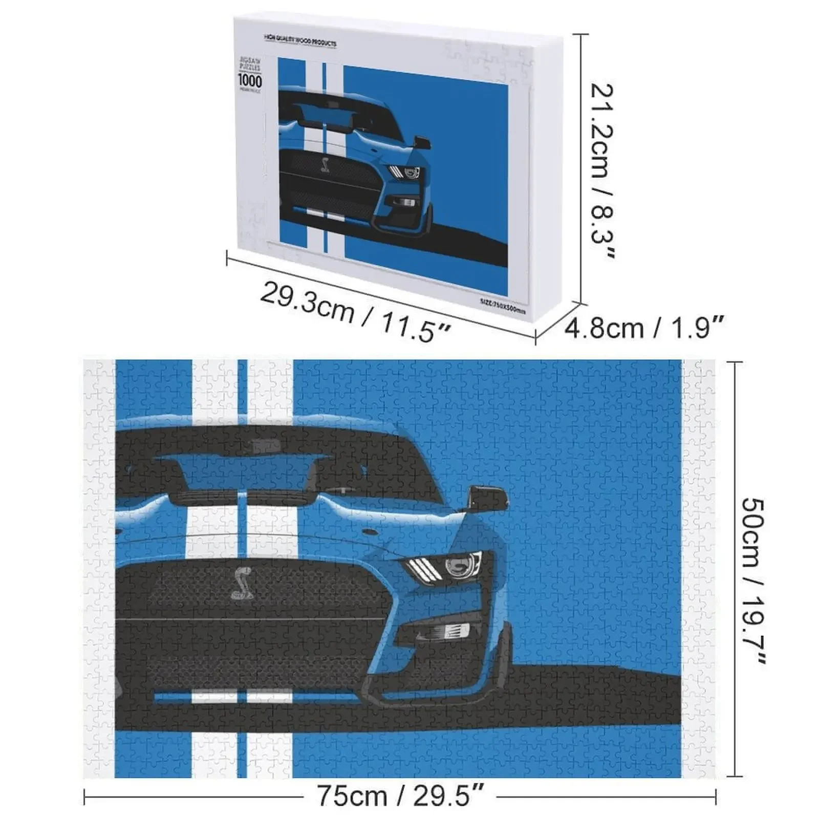 Shelby-Custom Name Jigsaw Puzzle para adultos e crianças, brinquedo de madeira personalizado, GT 500