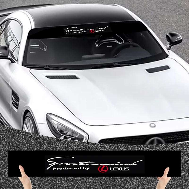 

Car Sticker Car Front Windshield Stickers Front And Rear Decorative Decals Sticker For Lexus RX330 IS250 ES300h UX GX470 LX570 L