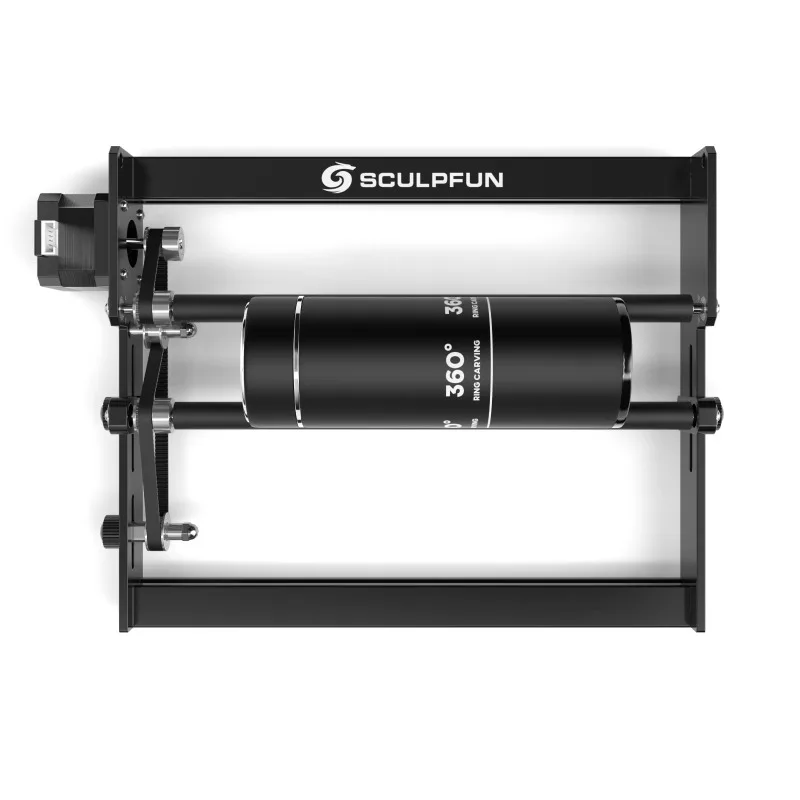 

S9 Master Part Engrave on Cylindrical Objects Cans Cylinders Y-axis Rotary Roller Laser Cutting Engraving Machine Kit