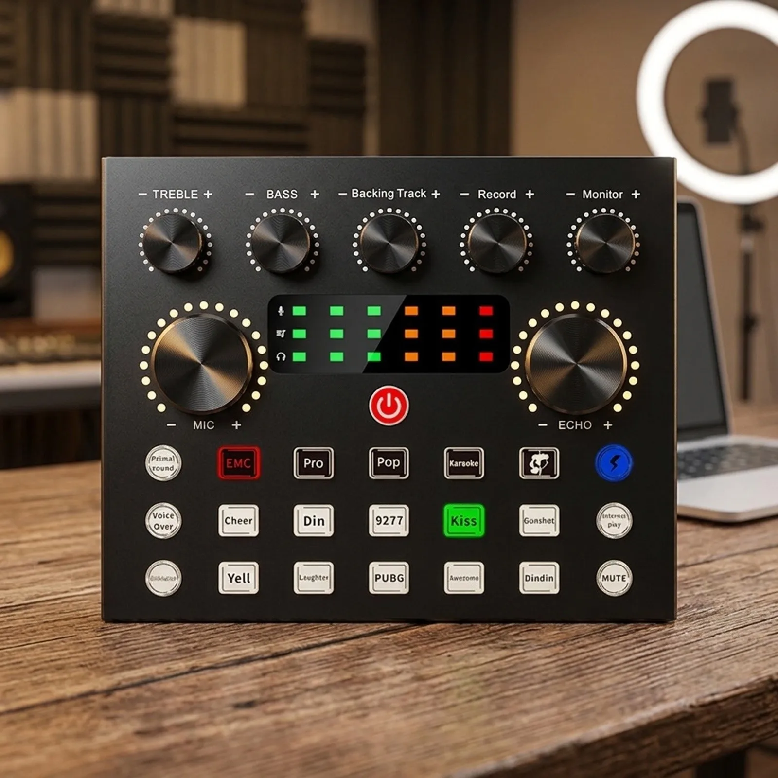 V8S Card Sound Card Musical Instruments 20h-20khz English Version Imported Dual for dsp Intelligent for dodge Interesting Modes