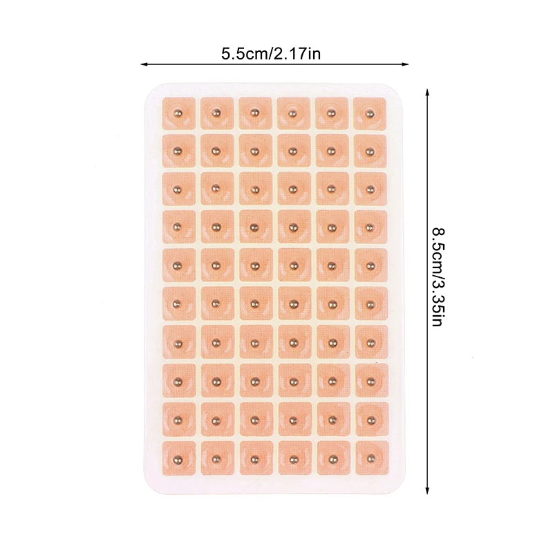 600pcs Ear Care Ear Acupuncture Massage Therapy Magnetic Beads Patch Massage Needle Sticker Auricular Auriculotherapy Care Tools - view 6