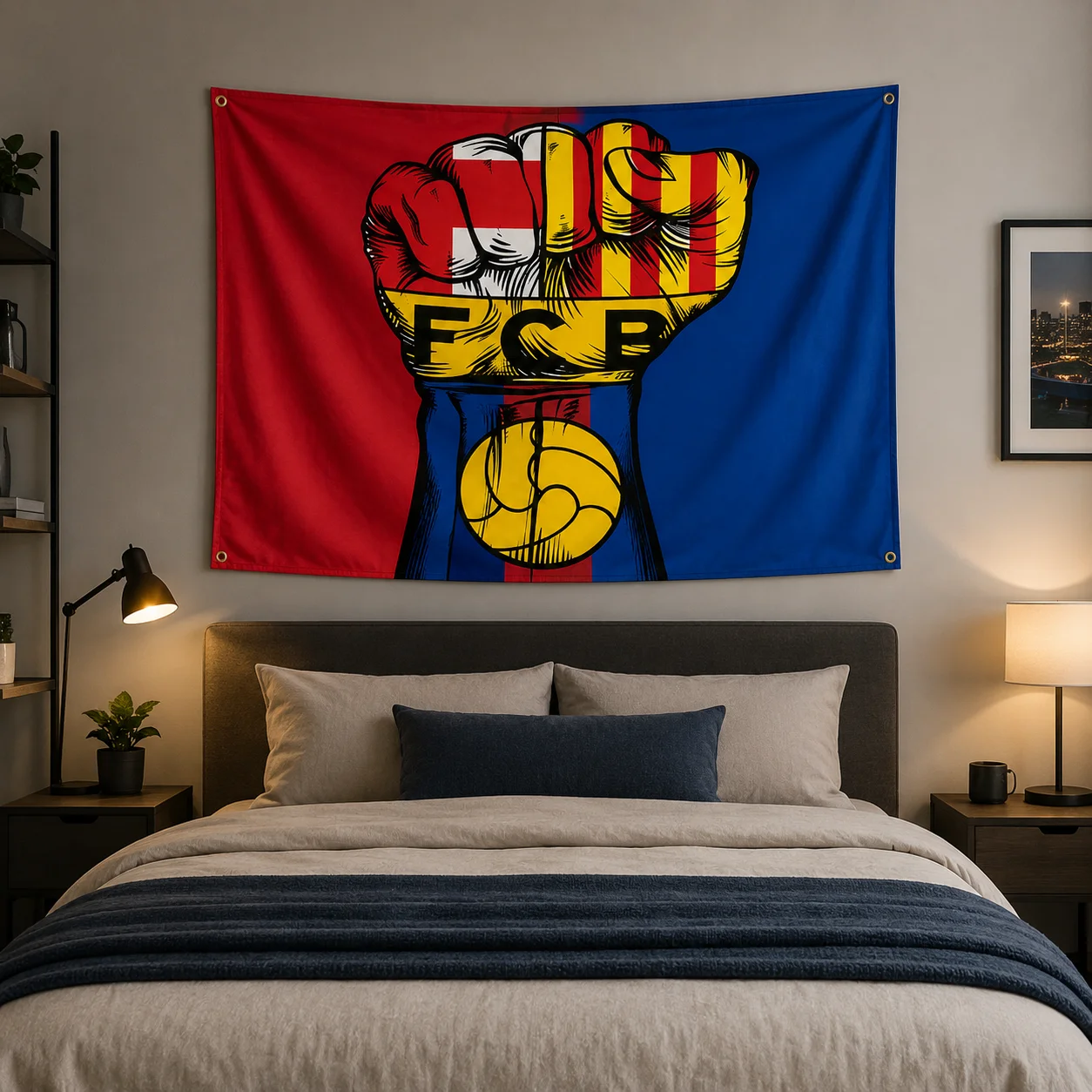 Barcelona Theme Backdrop Tapes - Home Barcelona ulasan dan harga