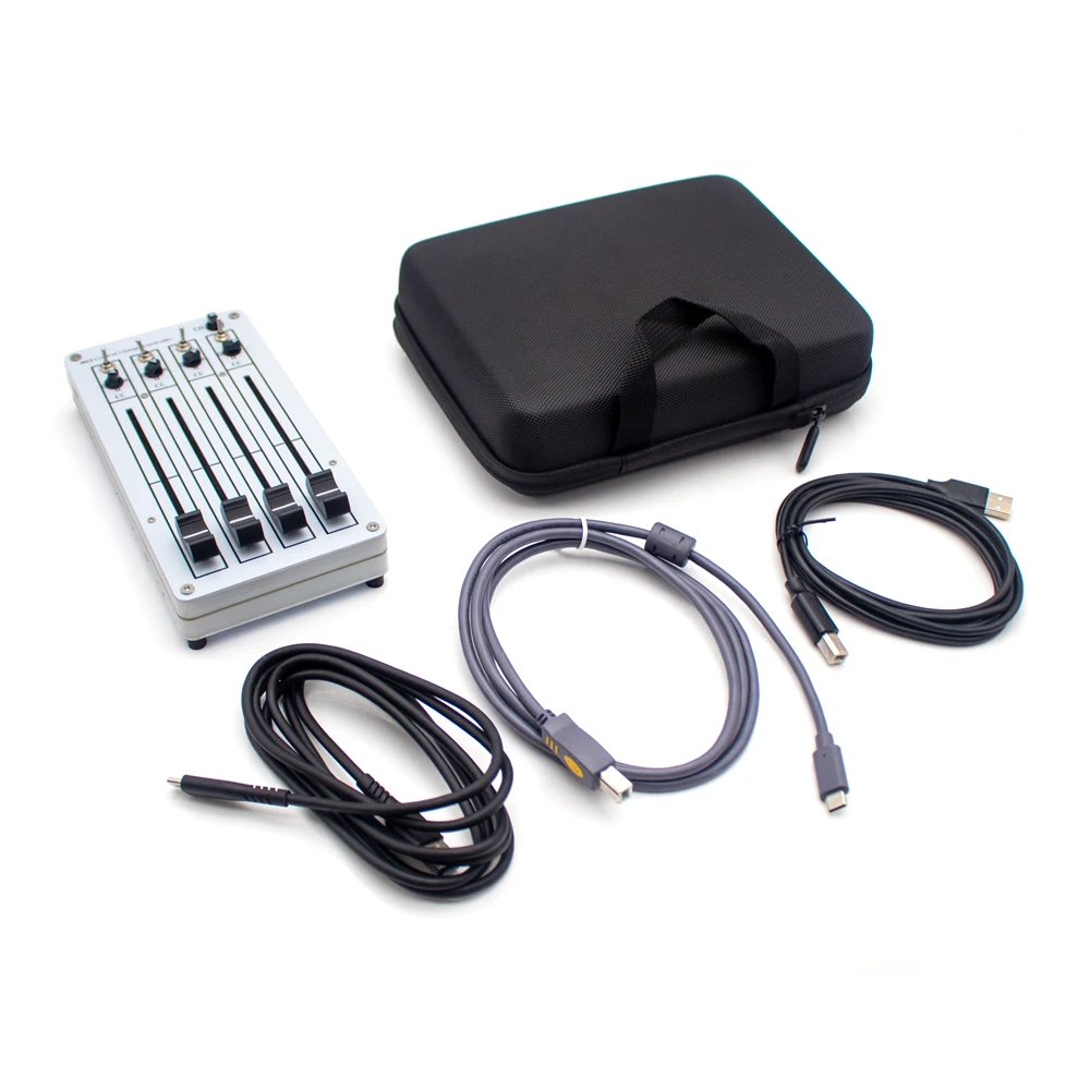 

Контроллер USB MIDI CC с 4 отстрочками — микшер DAW и подключение к управлению для музыкального производства Plug & Play, совместимость с macOS/Windows