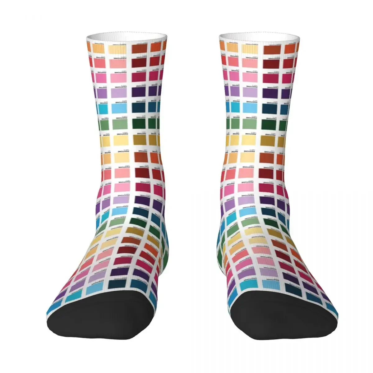 Shades Of Pantone Colors Socks Harajuku Super Soft Stockings All Season Long Socks Accessories for Man's Woman's Gifts