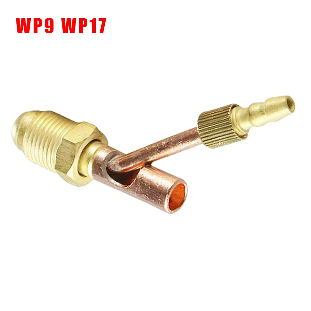 TIG Welding Accessory Male Cable & Gas Separate Connection Fitting in Robust Copper Material Suitable for Multiple Uses