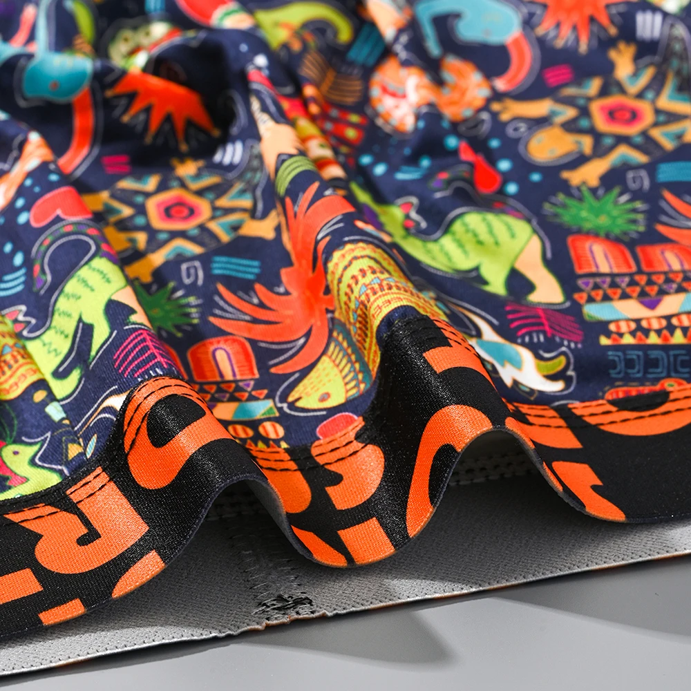 3 قطع الرجال الكتابة على الجدران المطبوعة الملاكم السراويل عارضة الرياضة تنفس الملابس الداخلية الرجال الملابس الداخلية المريحة