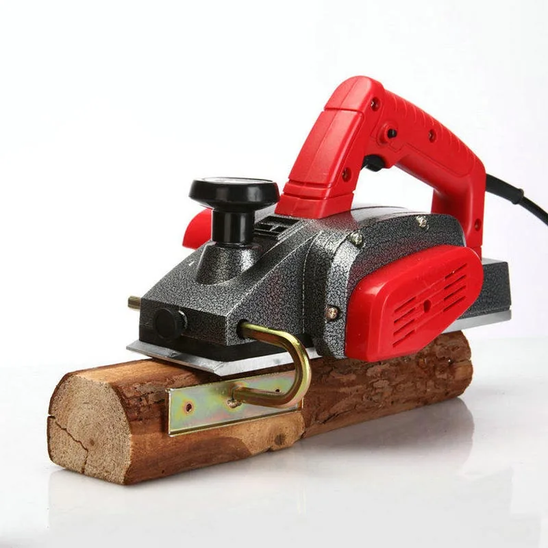 AJS-82 Handheld Electric Planer High Efficiency Planing Equipment For Cabinet Making Timber Flattening Edge Chamfer Mass Woodwor